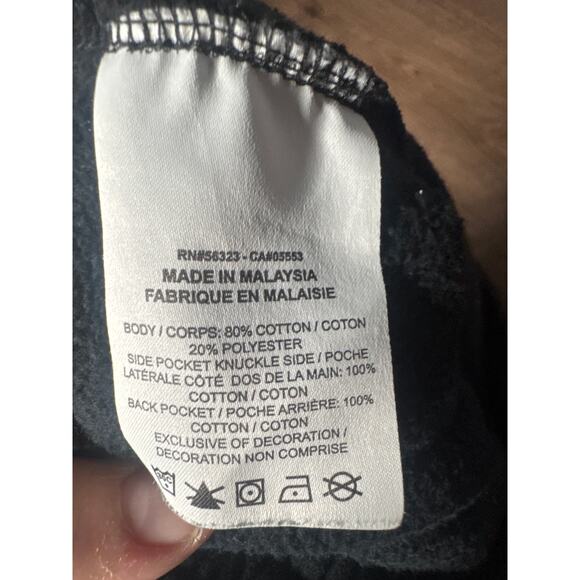 Air Jordan Men’s Shorts Large Black Standard Fit Mid Thigh Nike Logo - Picture 4 of 5